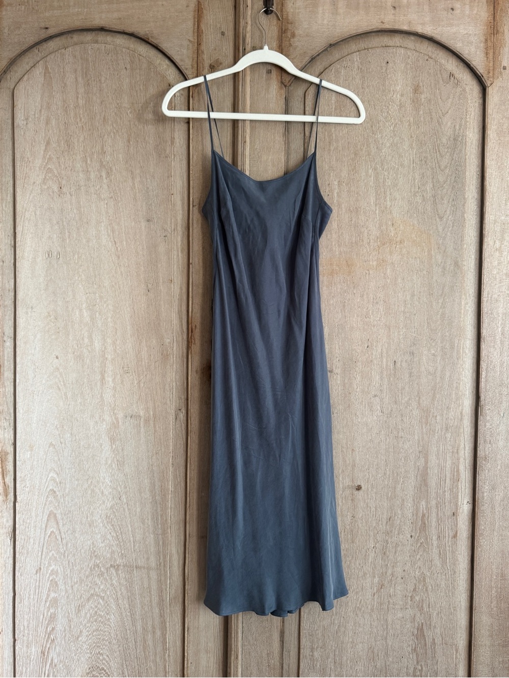 Victoria's Secret Charcoal Gray Slip Midi Dress